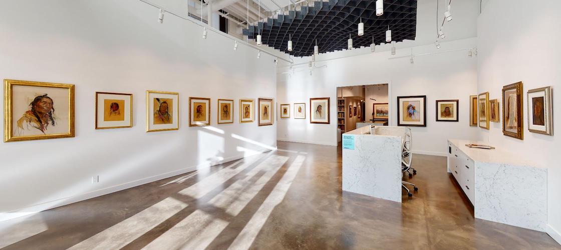 Calgary gallery showing estate art collection